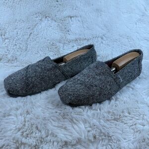 Toms Classics Silver Tweed Karsen Slip On Shoe Women's 8.5